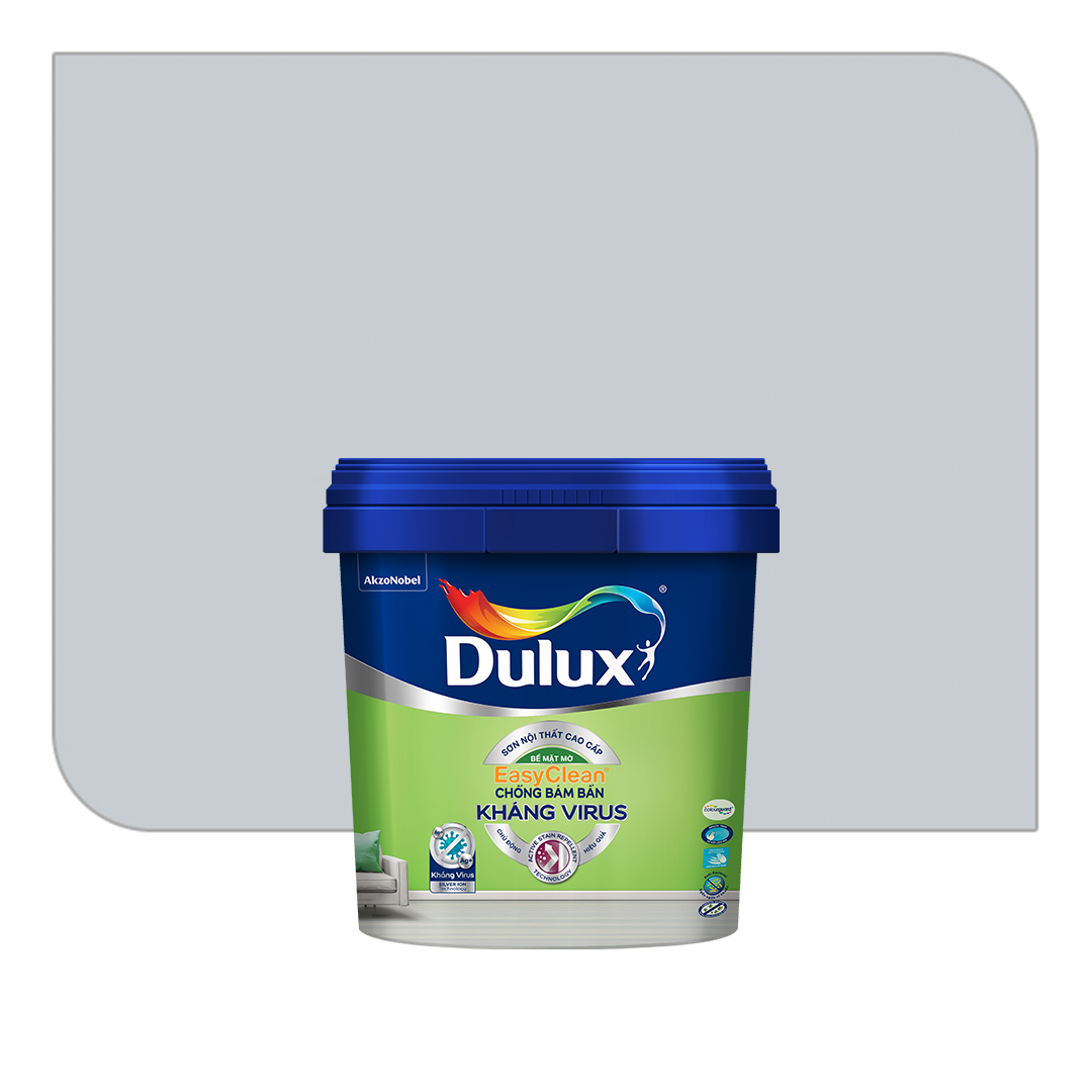 Sơn nội thất - Cao cấp - Dulux EasyClean Kháng Khuẩn - Bề mặt mờ - 1L