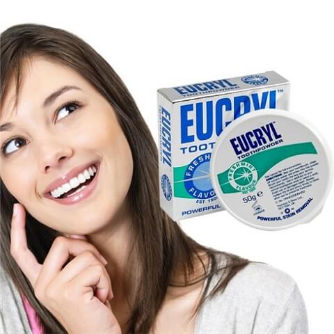 Bột Tẩy Trắng Răng Eucryl Toothpowder Freshmint 50g