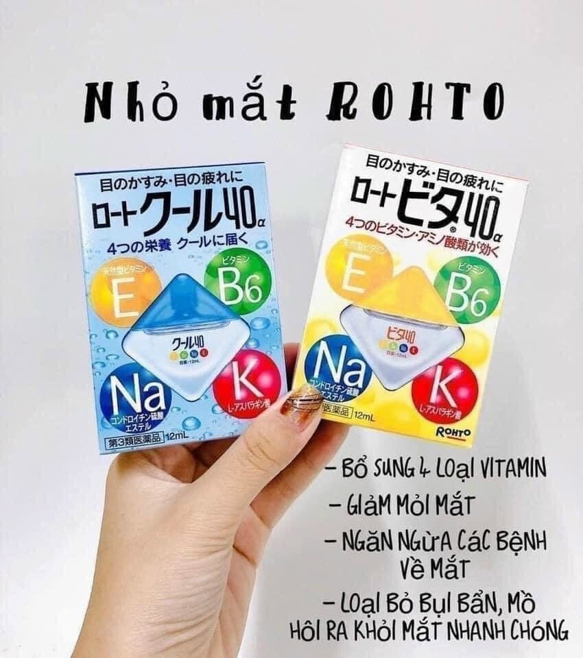 Nhỏ mắt Rohto Nhật Bản