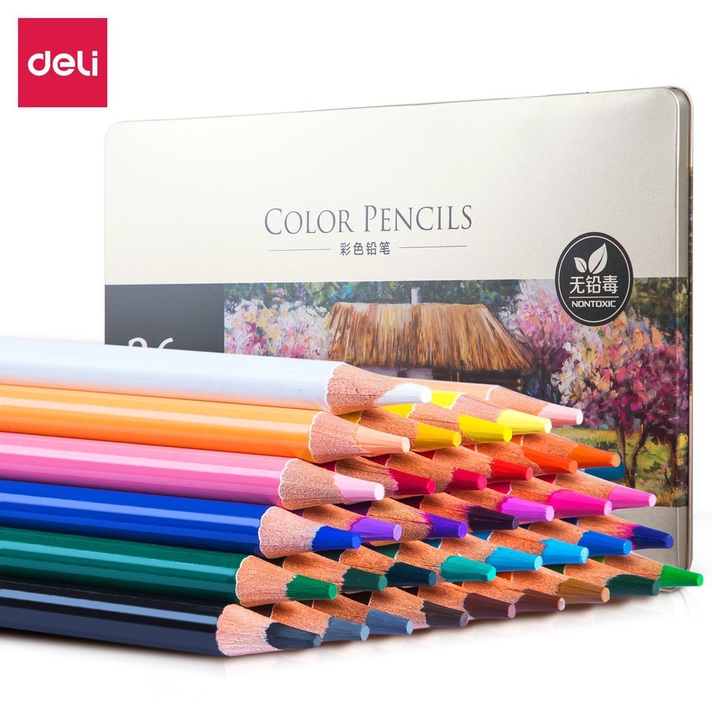 Chì màu Deili cao cấp Hộp Thiếc