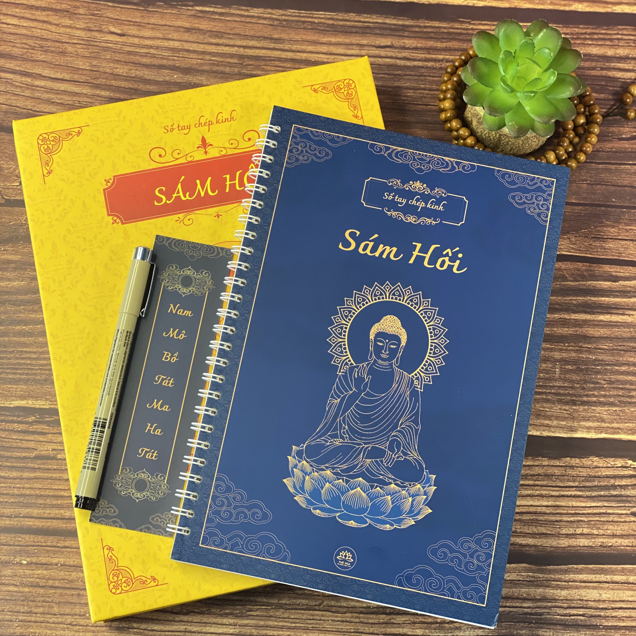 Sổ tay chép Sám Hối in mờ - Tuệ Nga