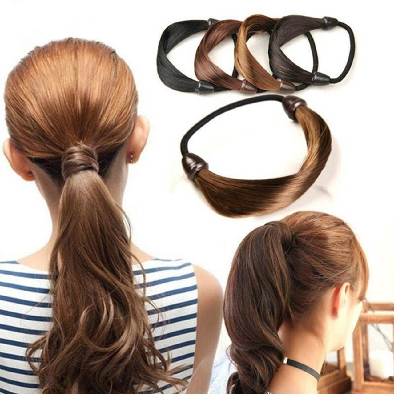DÂY CỘT TÓC BẰNG TÓC GIẢ