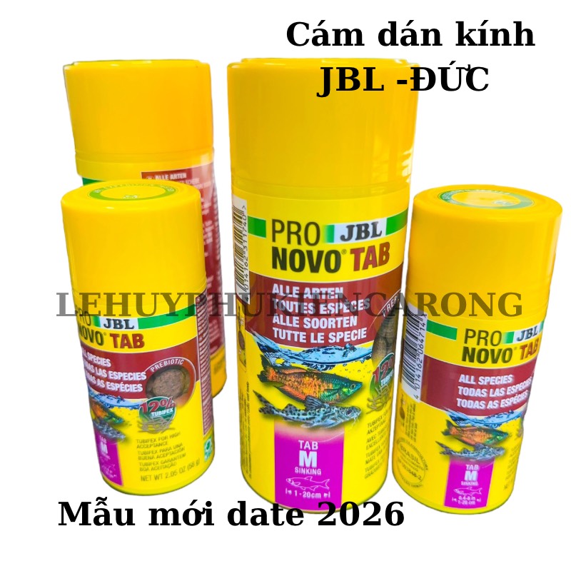 Thức Ăn Dán Kiếng (Mẫu Mới) JBL NOVO TAB Chính Hãng Đức