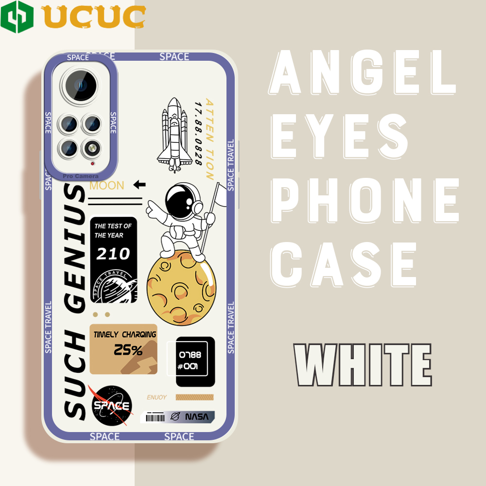 UCUC Case For Xiaomi Redmi Note 11 note11 Pro note11pro 5G Note 11S redmi note11s Phone Case Cartoon Space Astronaut Soft Rubber Cellphone New Full Cover Camera Protection Shockproof Case