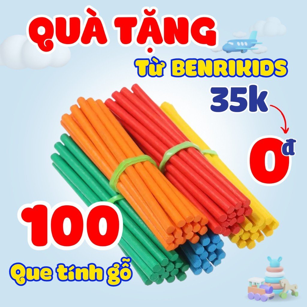 Bảng Tính Toán Học Benrikids Bằng Gỗ Trò Chơi Trí Tuệ Bảng Làm Toán