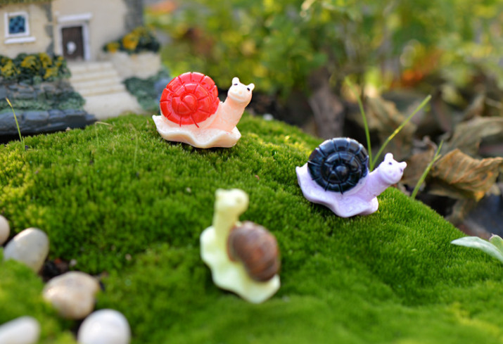 Mô hình ốc sên trang trí tiểu cảnh terrarium