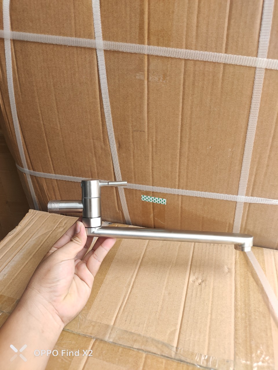 Vòi rửa chén bát Lạnh âm tường Inox 304