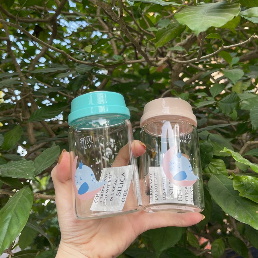 Bình trữ sữa NEVI thuỷ tinh