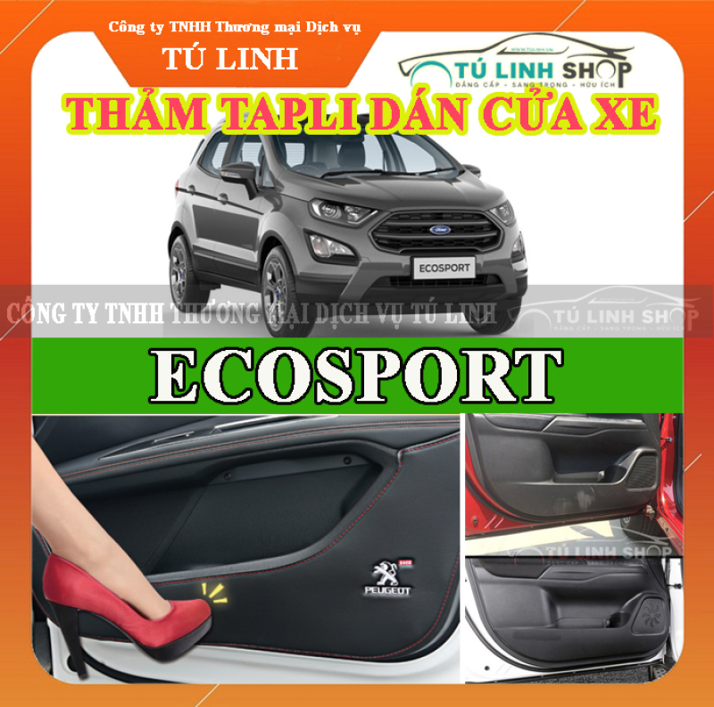Bộ 4 Thảm Tapli dán cánh cửa chống trầy xước xe ECOSPORT