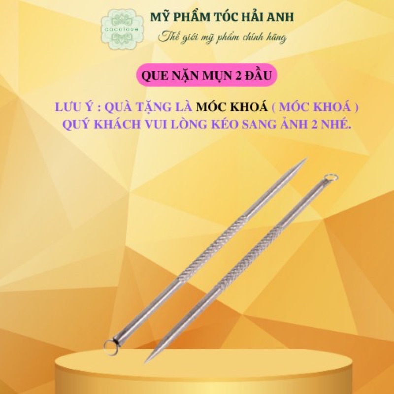 Que nặn mụn 2 đầu