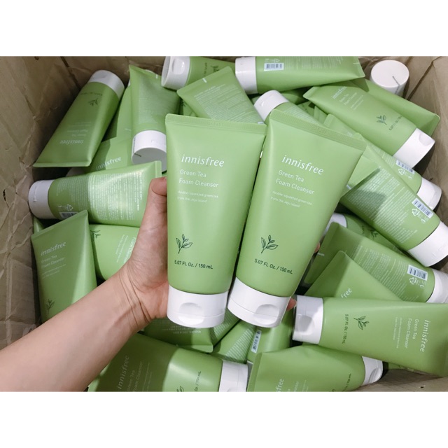 combo 2  tuýp Sữa rửa mặt trà xanh 150ml