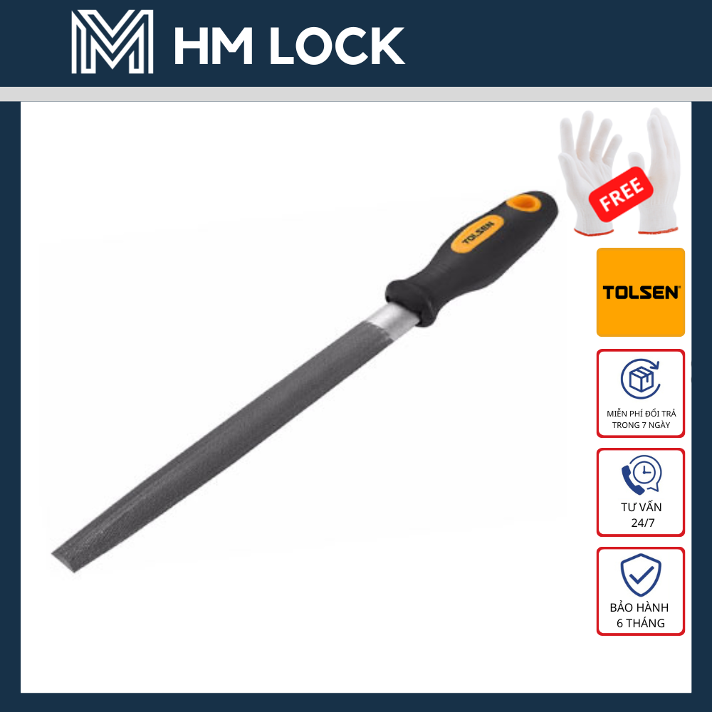 Dũa thép bảng 200mm,8'' tolsen 32001 - hàng chính hãng - hm lock