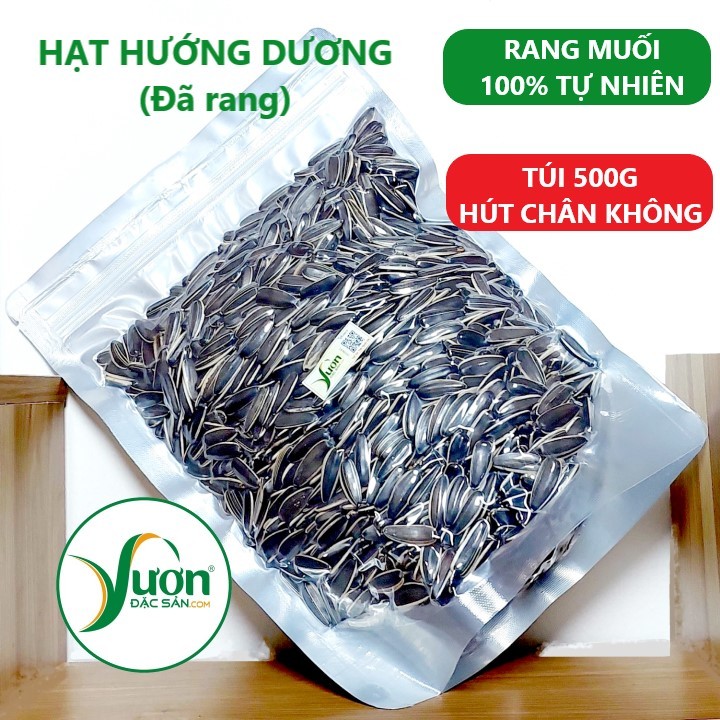 Hạt hướng dương rang muối loại ngon hạt đều và chắc - vườn đặc sản