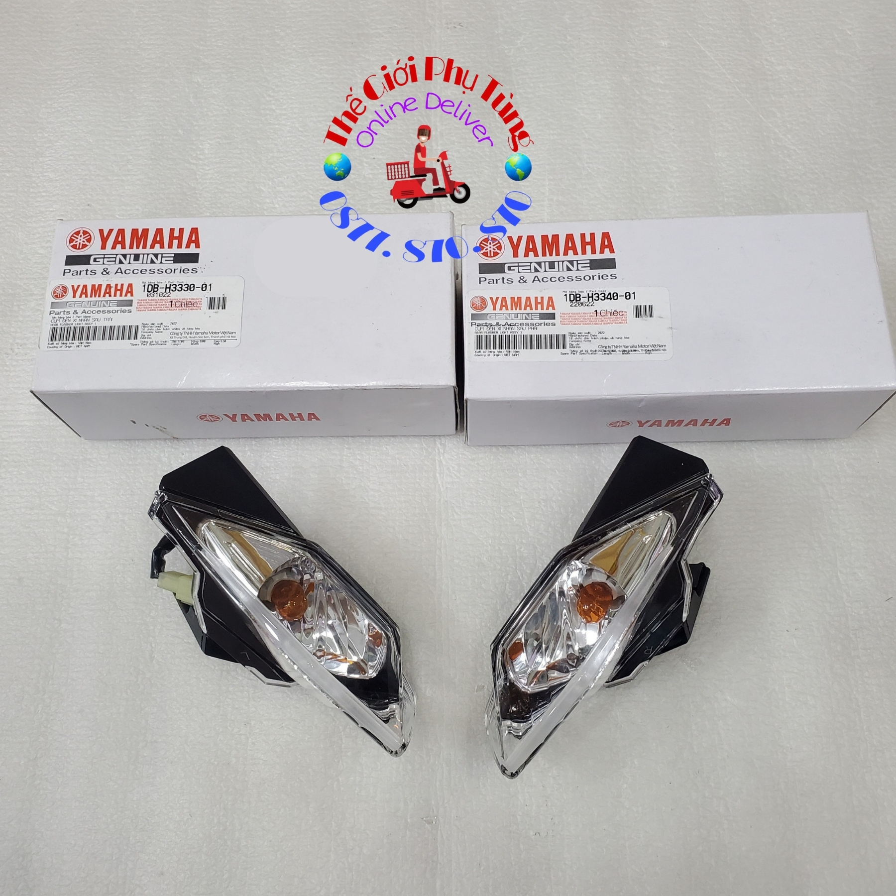Đèn xi nhan sau nouvo 5 zin yamaha vn - 1db-h3330-01/ 1db-h3340-01