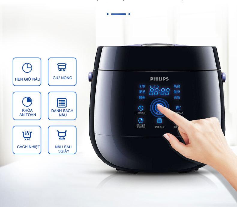 Nồi cơm điện tử Philips HD3060 cao cấp