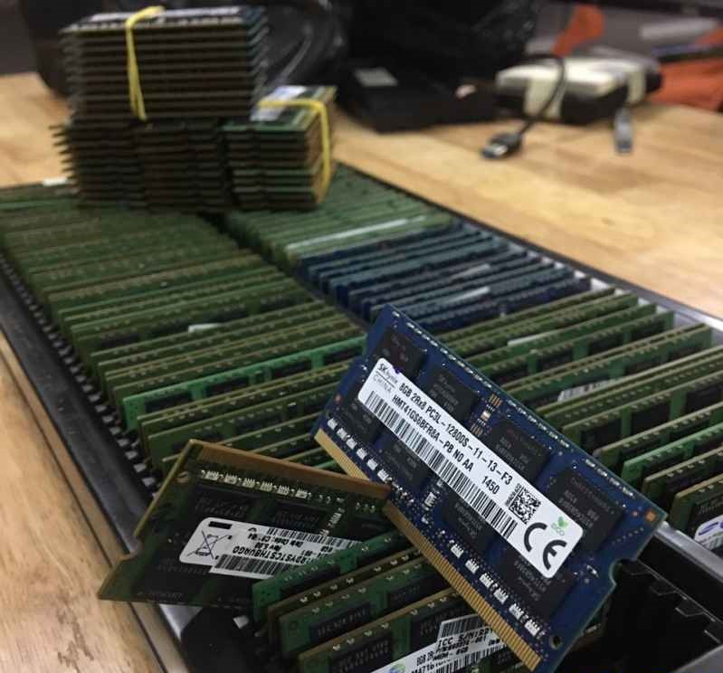 Ram laptop, pc cũ hỏng giá bèo