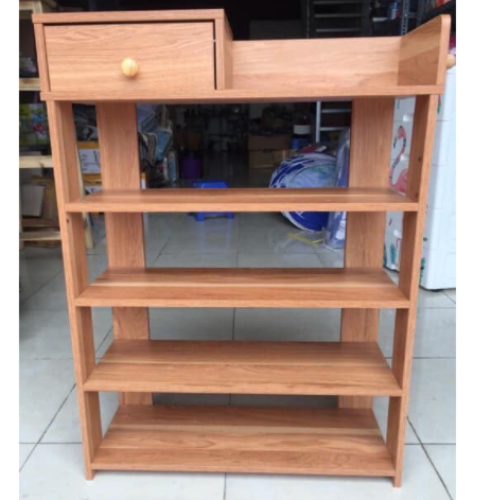 [GIÁ HỦY DIỆT] KỆ GIẦY GỖ 5 TẦNG CÓ NGĂN KÉO