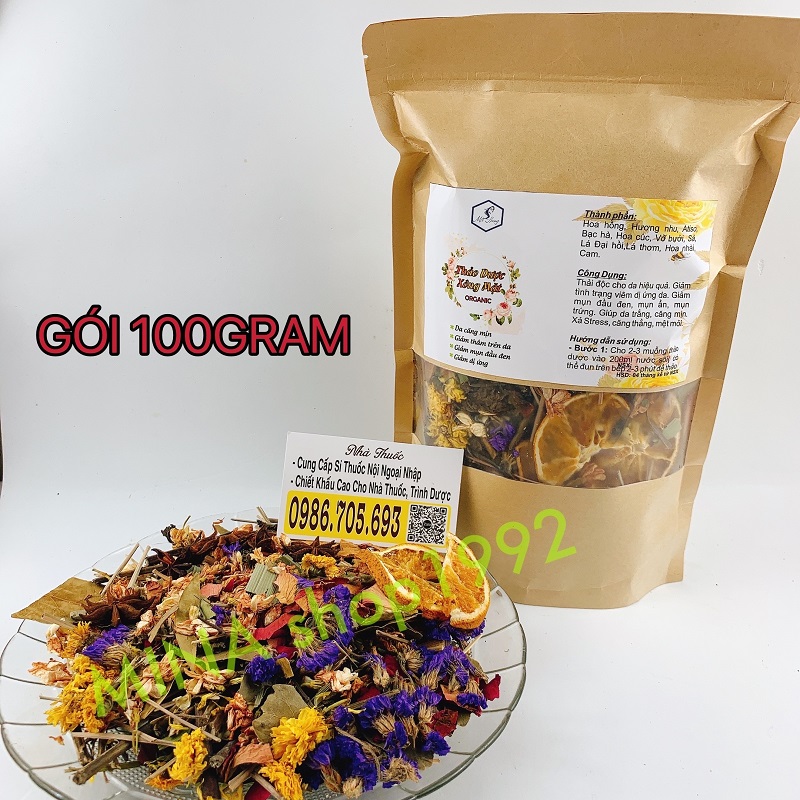 XÔNG MẶT THẢO DƯỢC ORGANIC - MỘC HƯƠNG