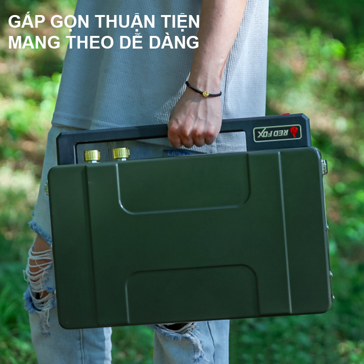 [Xiaomi Redfox] Bếp ga đôi mini gấp gọn du lịch cắm trại camping