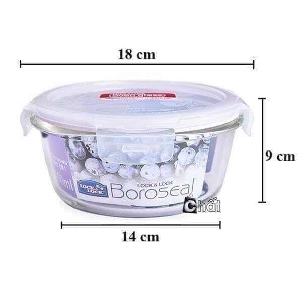 COMBO 2 THỐ TRÒN LOCK&LOCK 950ML