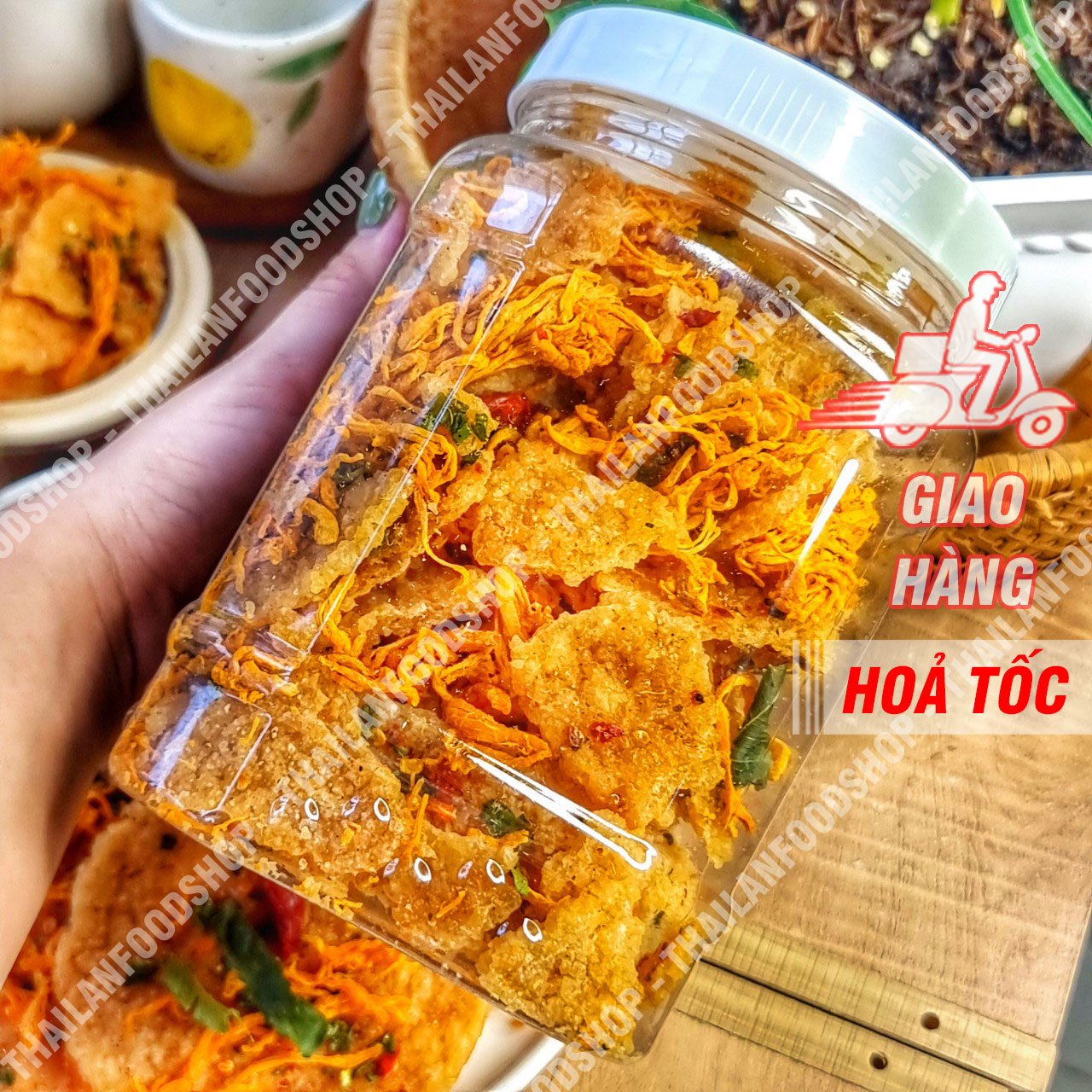 Cơm Cháy: Cơm Cháy Khô Gà - Cơm Cháy Khô Bò - Cơm cháy Chà Bông - Cơm cháy Chay - Cơm Cháy mắm hành - Cơm Cháy Gạo Lứt