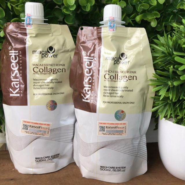 Kem hấp ủ tóc Collagen Karseell siêu mềm mượt 500ml