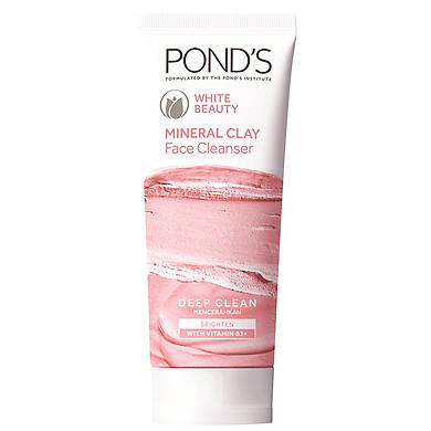 [HCM]Sữa Rửa Mặt Ponds Đất Sét Khoáng Sạch Sâu Sáng Mịn 90gr