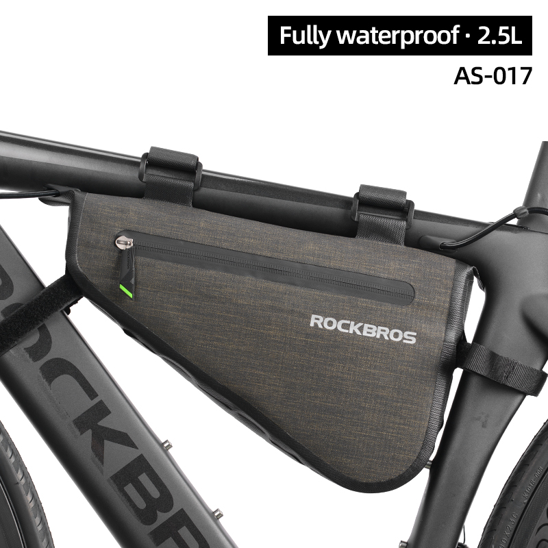 ROCKBROS Full Waterproof Triangle Bag Bicycle Frame Bag MTB Road Bike Top Tube  Bag