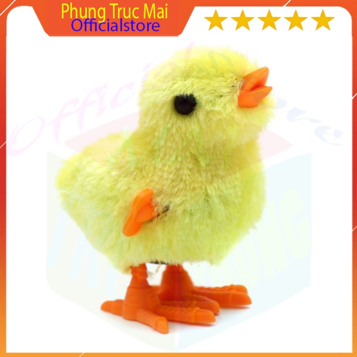 Gà con vặn cót biết chạy cho bé, Gà con chạy cót.