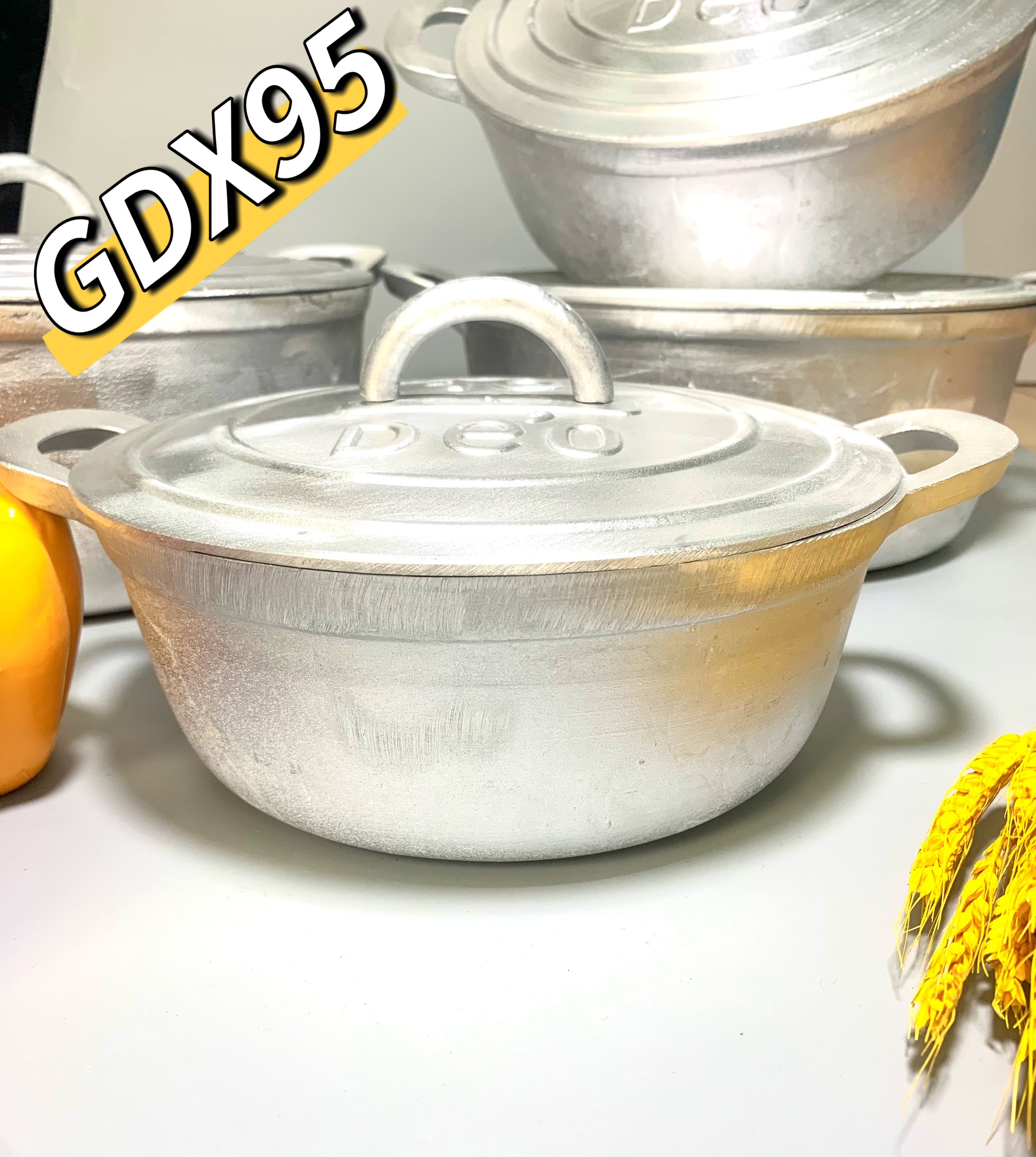 Nồi gang đúc 21cm siêu dầy siêu bóng