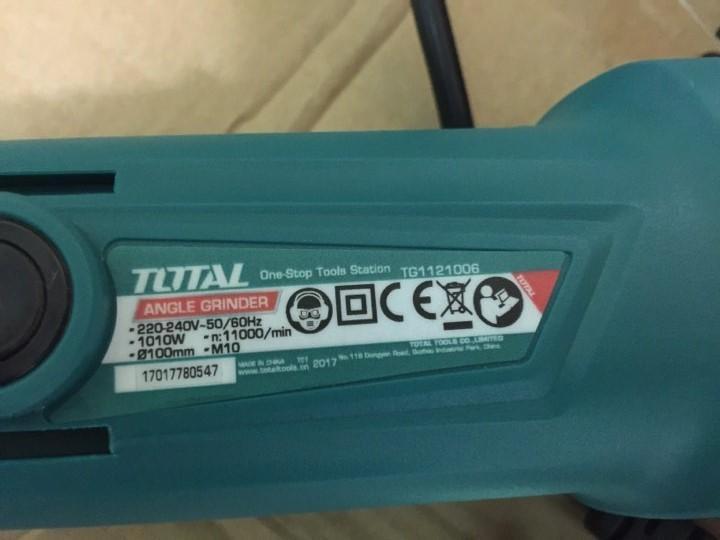 Máy mài góc 1010W TOTAL TG1121006
