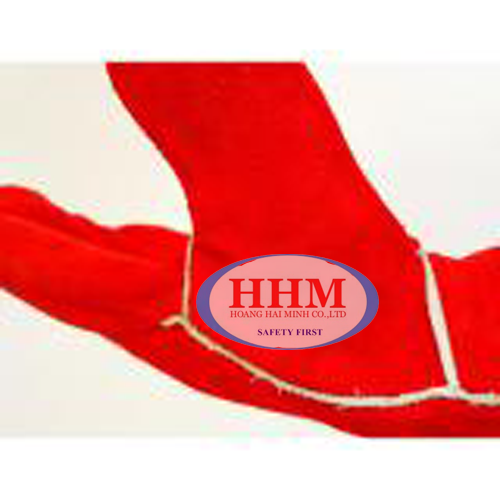 Găng tay da thợ hàn GNC màu đỏ(Red)