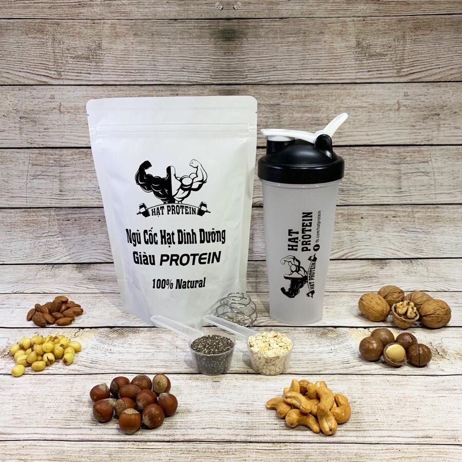 Combo 2 Gói Sữa Tăng Cân Tăng Cơ Hạt Protein ( Tặng Bình Lắc )