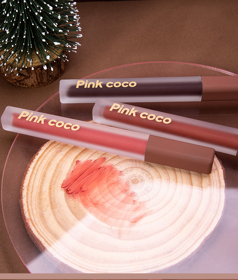 Son kem lì nội địa Trung PINKCOCO dưỡng ẩm chống nước lên màu đẹp, Son môi giá rẻ PINKCOCO chất son mịn siêu lì