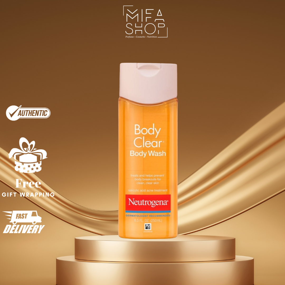 Sữa tắm Neutrogena Body Clear Body Wash 250ml ngăn ngừa mụn lưng, mụn ngực, mụn body 250ml