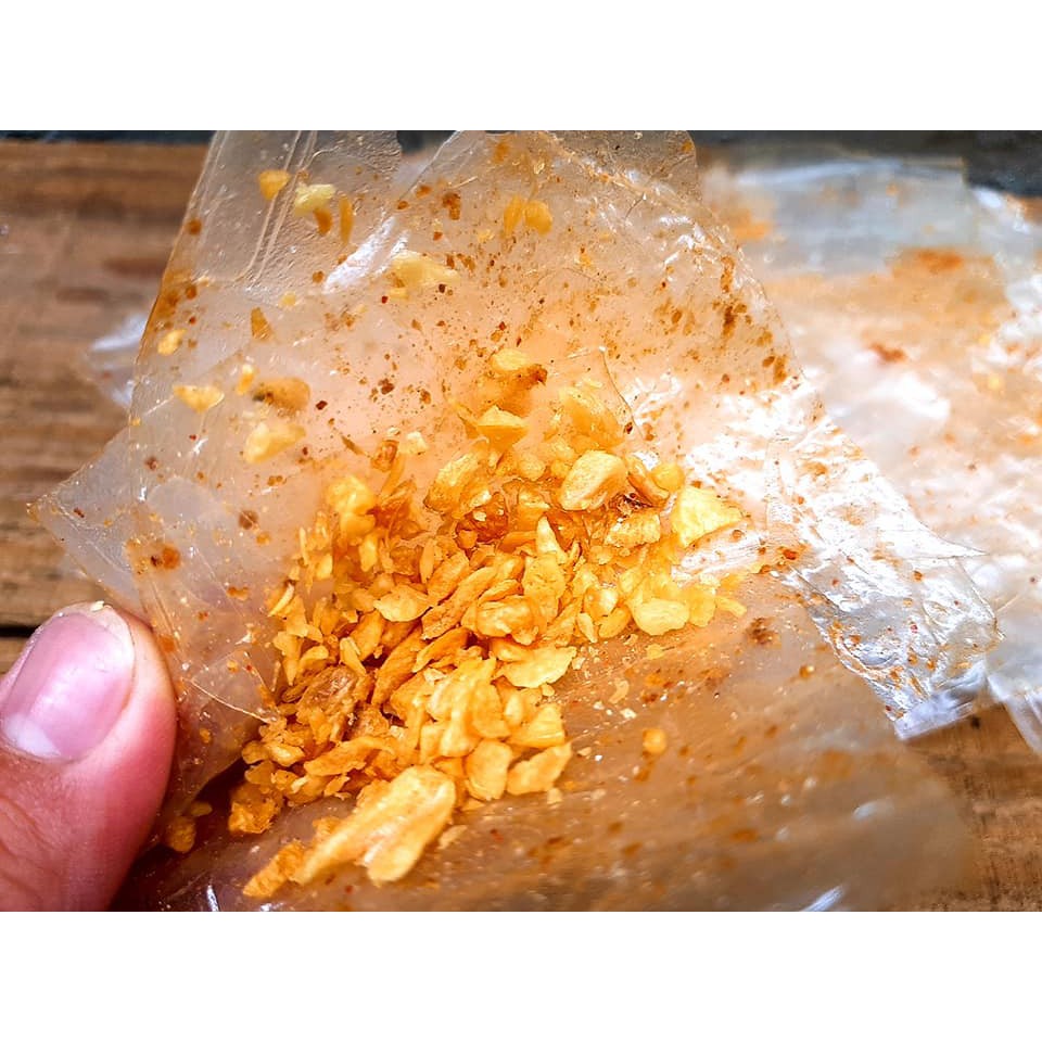 Topping NHÀ LÀM Hành phi, Tỏi Phi, Sa tế, Sốt Me, Bơ các loại ăn kèm bánh tráng