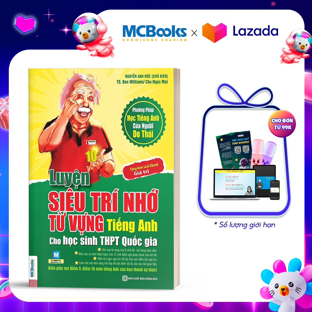 Luyện Siêu Trí Nhớ Từ Vựng Tiếng Anh Dành Cho Học Sinh THPT Quốc Gia - Học Kèm App Online