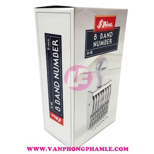 Dấu xoay 8 số cao 9mm Shiny N18 (Cái)