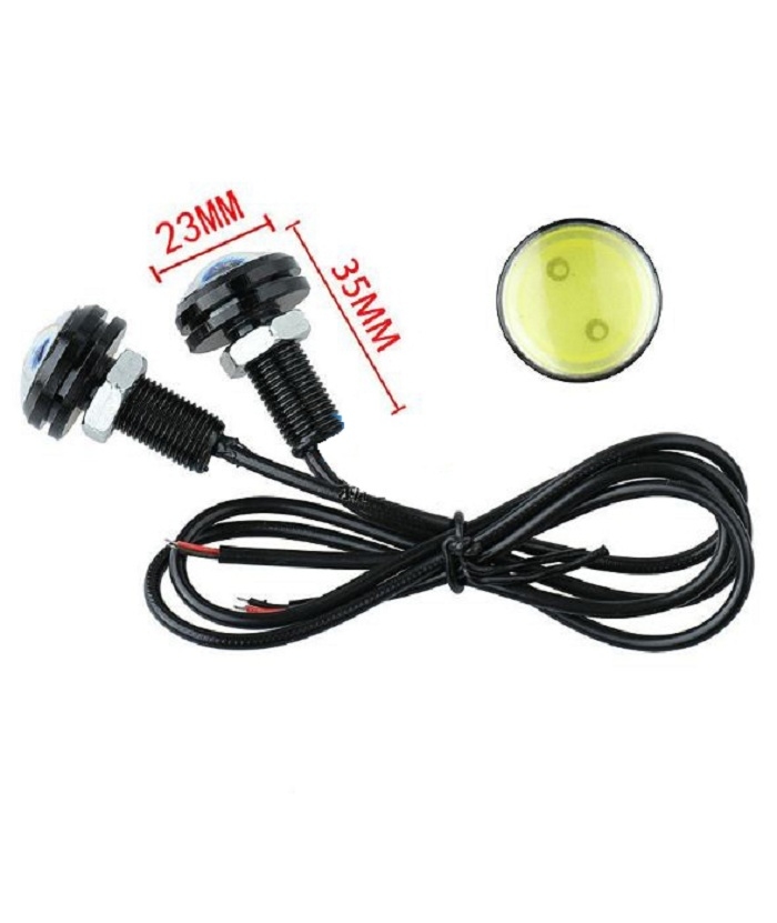 Đèn Led xi nhan Multi cúc áo màu vàng (1 đôi)