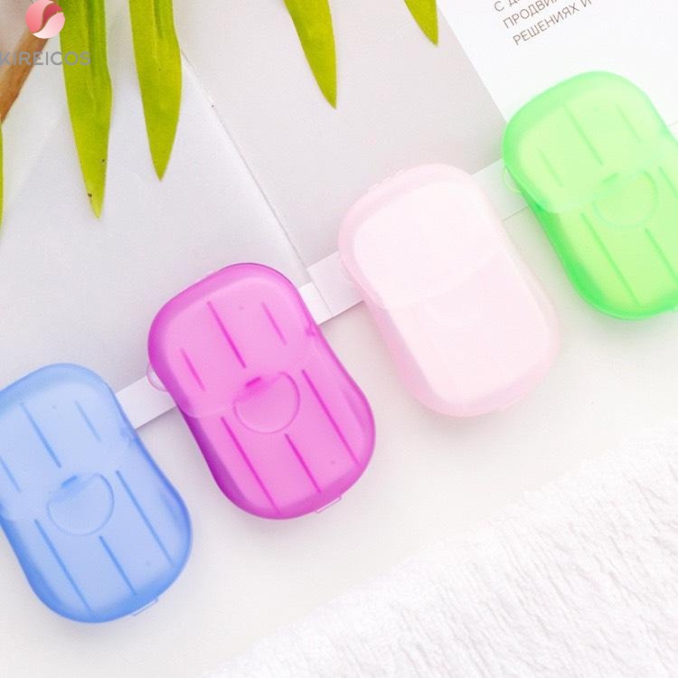 [HCM]Xà Phòng Rửa Tay Dạng Miếng 20 Miếng – Màu Ngẫu Nhiên - kireicos