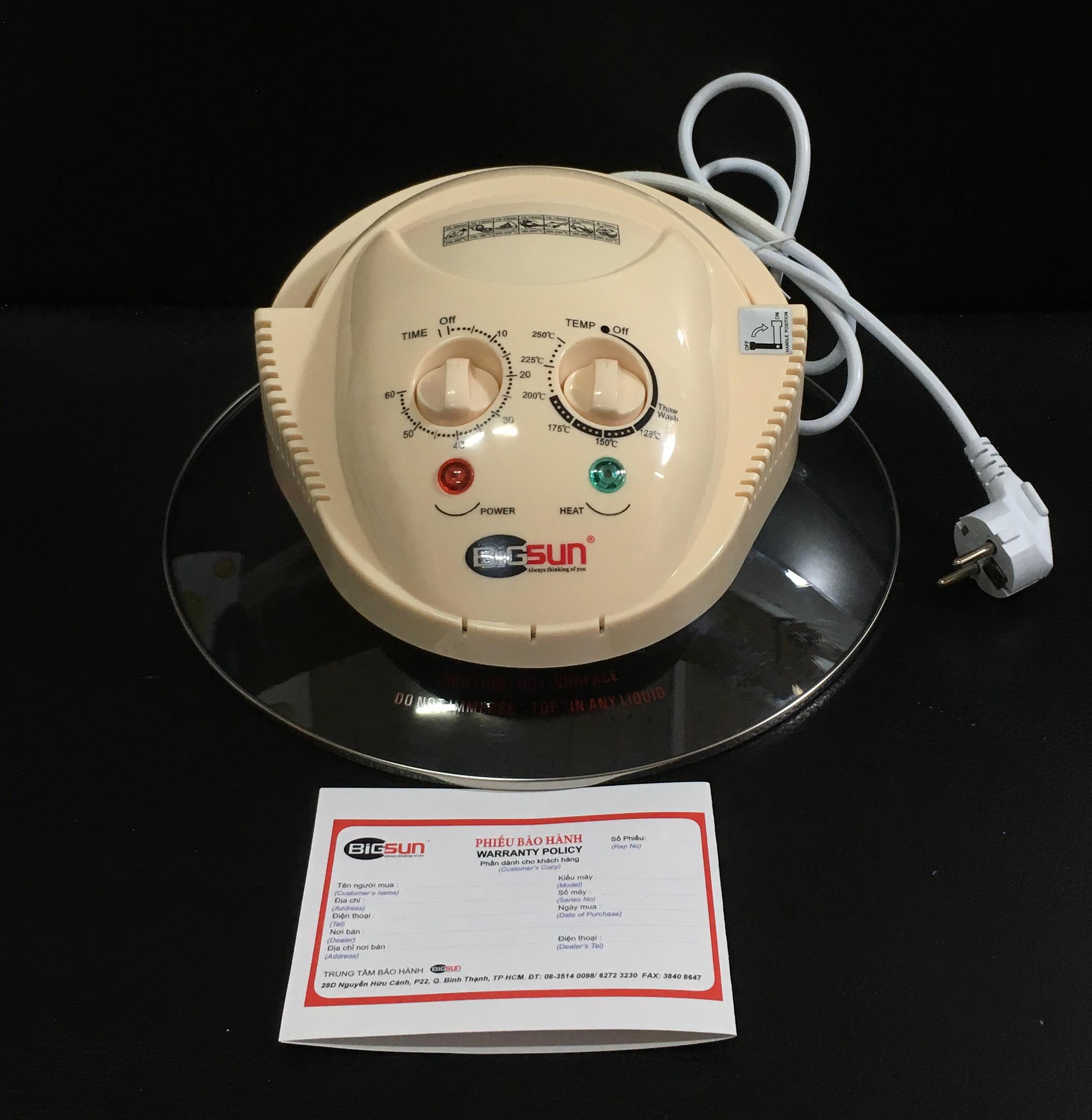 Nắp lò nướng thuỷ tinh 1300W lid halogen oven