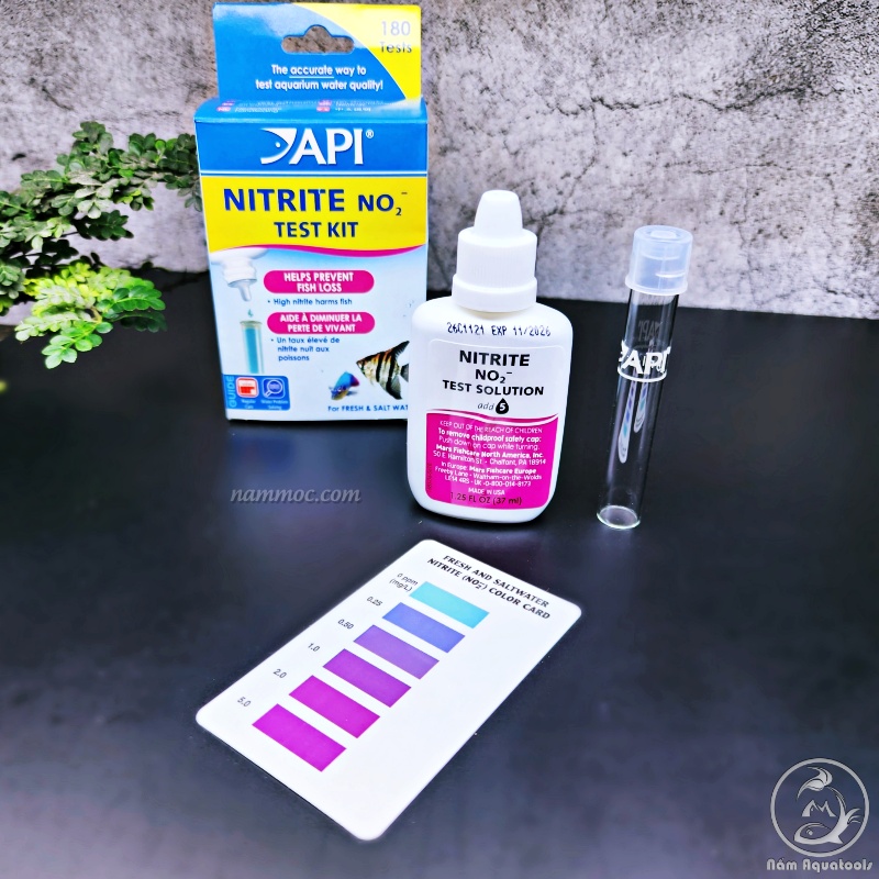 API - Nitrite (NO2) Test Kit | Bộ Test Nitrit NO2 Cho Hồ Cá Nước Mặn và Nước Ngọt
