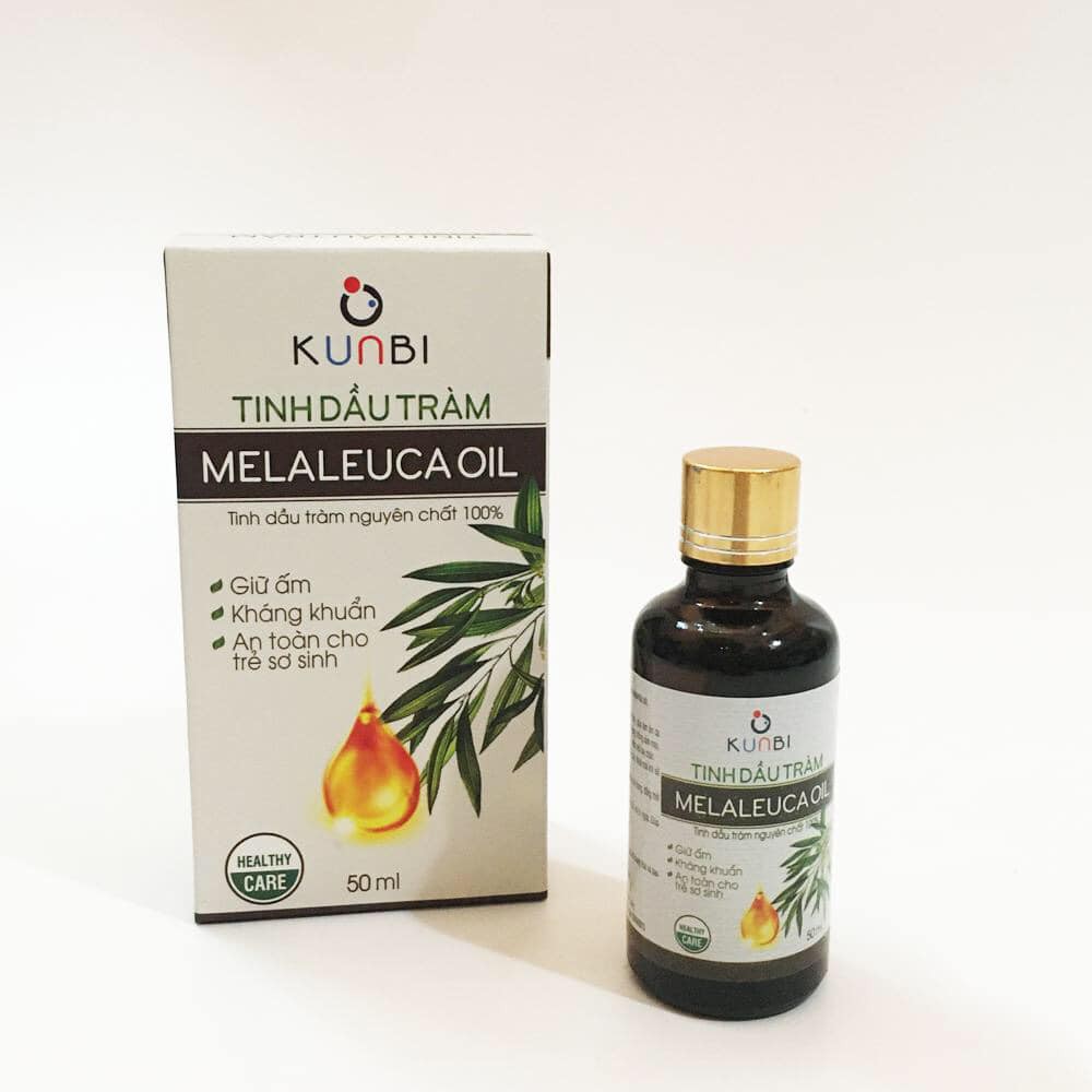 Tinh dầu tràm cho bé Kunbi 50ml kháng khuẩn, phòng cảm cúm