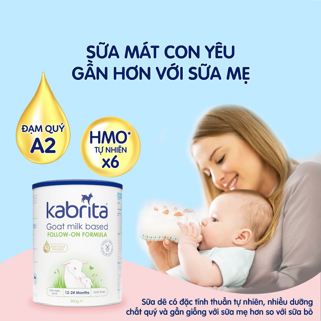 [Mẫu mới] Sữa dê Kabrita Số 2 800g (1-2 tuổi)