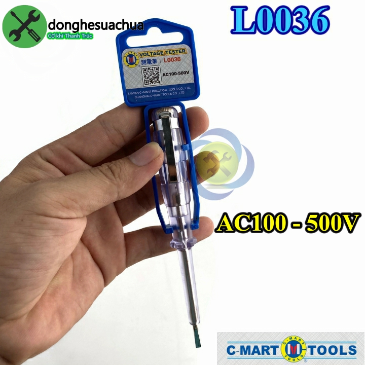 Bút thử điện c-mart l0036 100-500v ac