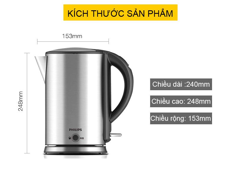 Ấm siêu tốc Philips HD9316 1,7L cao cấp
