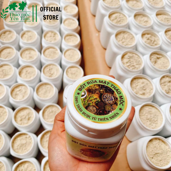Bột Rửa Mặt Thảo Mộc, Giảm Mụn, Giảm Nhờn, 200g