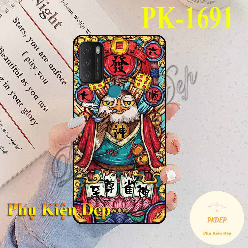Ốp lưng Vsmart Star 5 dẻo đen in hình 12 Con Giáp