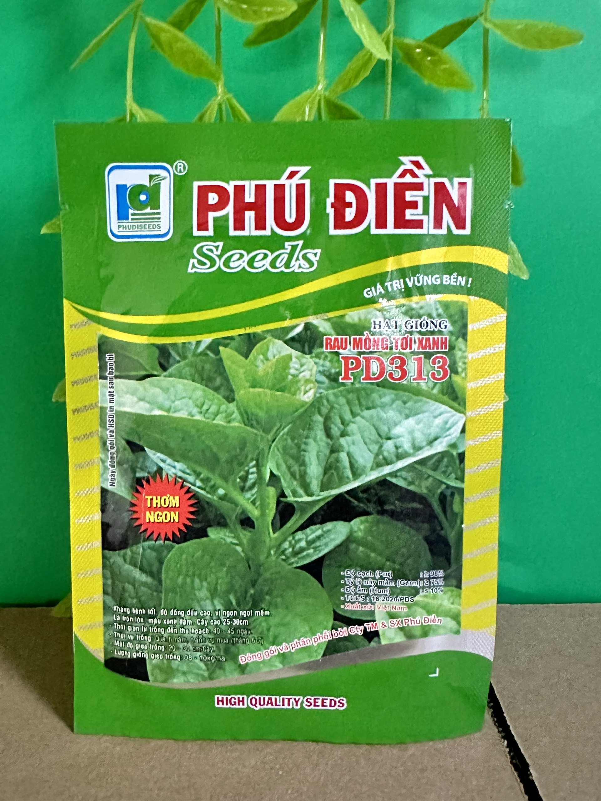 Hạt giống rau mồng tơi cao sản