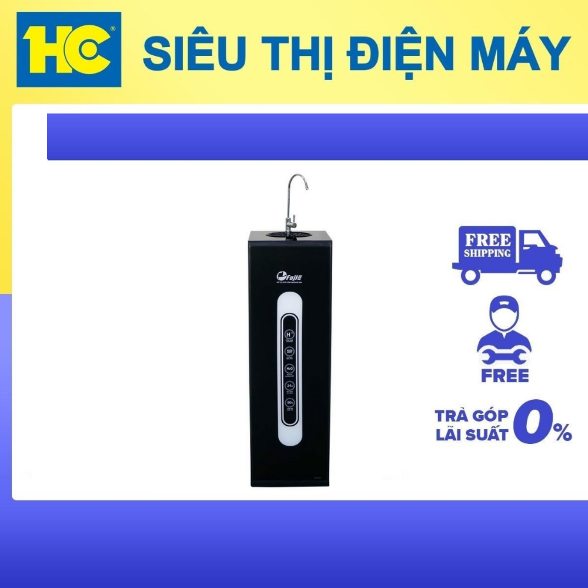 [Trả góp 0%]Máy lọc nước RO Hydrogen FujiE RO-990CAB.